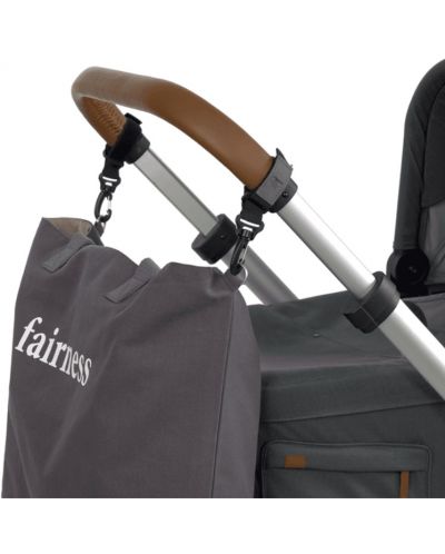 Чанта за бебешка количка Lassig - Fairness, антрацит - 6