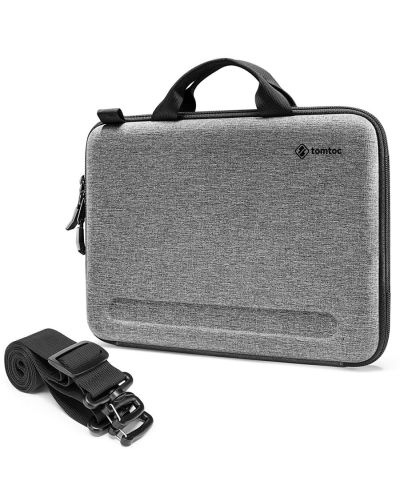 Чанта за лаптоп Tomtoc - FancyCase-A25 A25C2G2, 13'', сива - 5