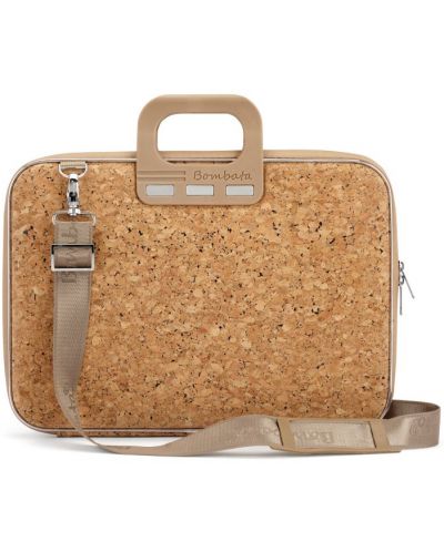 Чанта за лаптоп Bombata - Sughero, 15.6''-16'', бежова - 1