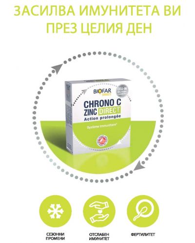 Chrono C Zinc Direct, 14 сашета, Biofar - 2