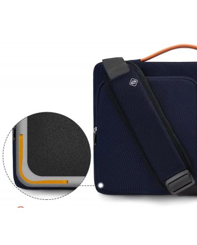 Чанта за лаптоп Tomtoc - Defender-A42 A42F2B1, 16'', синя - 6