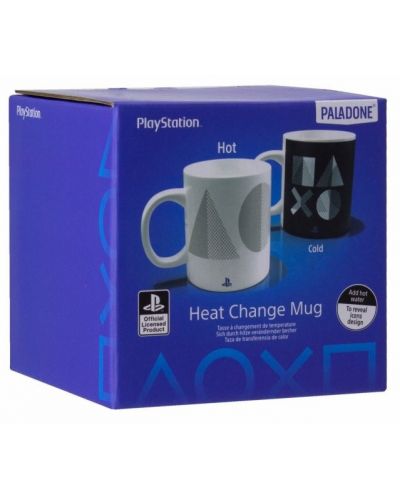 Чаша с термо ефект Paladone Games: PlayStation - PS5 - 4