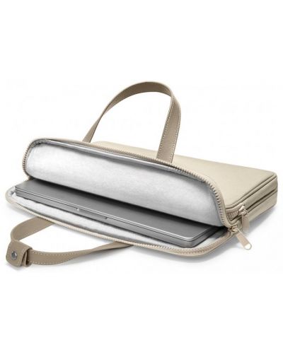 Чанта за лаптоп Tomtoc - A12D3K1, 14'', бежова - 3