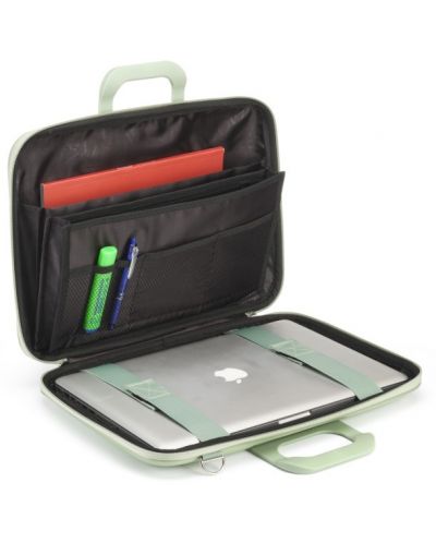 Чанта за лаптоп Bombata - Intrecciato, 15.6''-16'', розова - 2