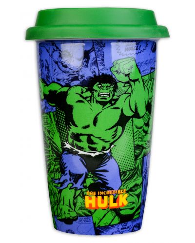 Чаша за път Pyramid Marvel: The Hulk - Hulk, 340 ml - 1