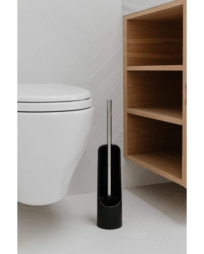 Четка за тоалетна Umbra - Touch, черна - 5