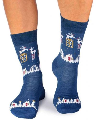 Чорапи Pirin Hill - Merino Presents, размер 39-42, сини - 1