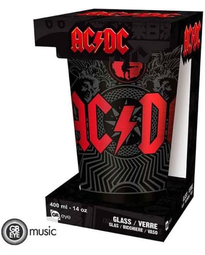 Чаша за вода GB eye Music: AC/DC -  Black Ice, 400 ml - 2