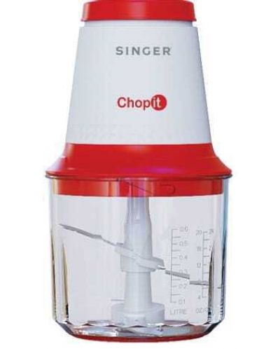 Чопър Singer - Multi MC-600, 1 l, 2 степени, 600W, червен/бял - 1