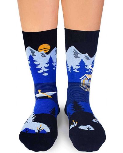 Чорапи Pirin Hill - Arty Socks Mountain, размер 39-42, сини - 2