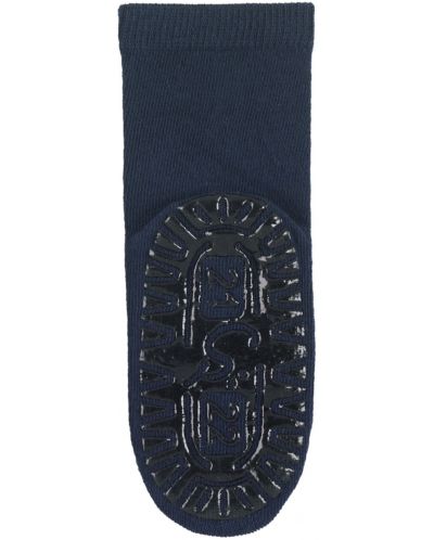 Чорапи с неплъзгащо стъпало Sterntaler - Крокодил, 19/20 размер, 12-18 м, тъмносини - 2