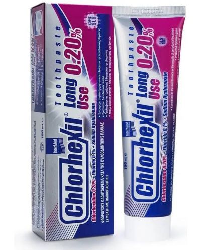 Chlorhexil Паста за зъби Long Use 0.20%, 100 ml, Vittoria Pharma - 1