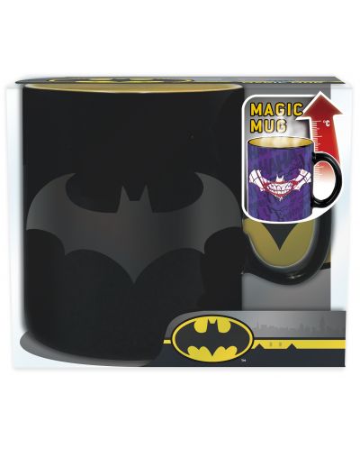 Чаша с термо ефект ABYstyle DC Comics:  Batman - Batman & The Joker (matte) - 4