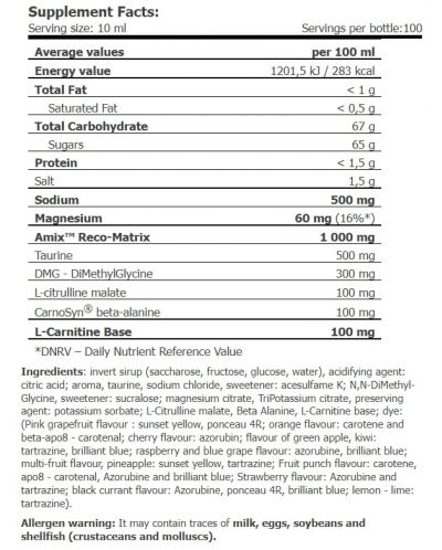 Champion Sports Fuel, розов грейпфрут, 1000 ml, Amix - 2