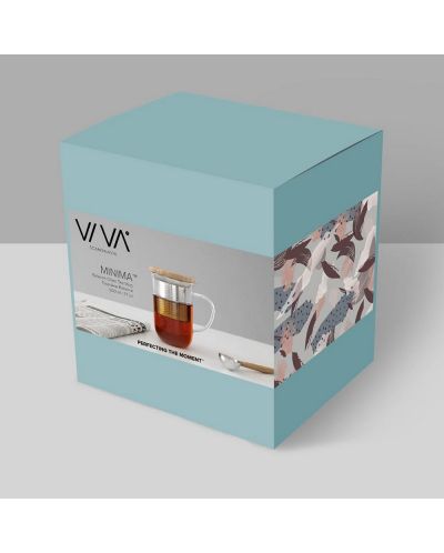Чаша за чай с цедка Viva Scandinavia - Minima, 500 ml, с капаче - 8