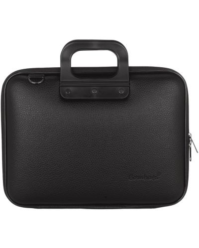 Чанта за лаптоп Bombata - Medio AllBlack, 13''/14'', черна - 1
