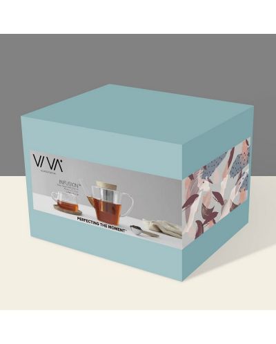 Чайник с инфузер Viva Scandinavia - Infusion, 1 L, с бамбуков капак - 9