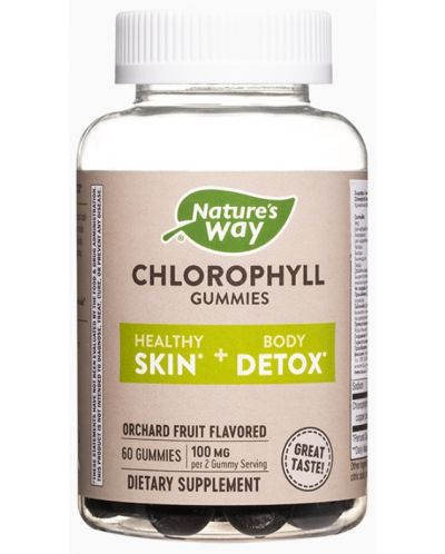 Chlorophyll Gummies, 60 желирани таблетки, Nature’s Way - 1