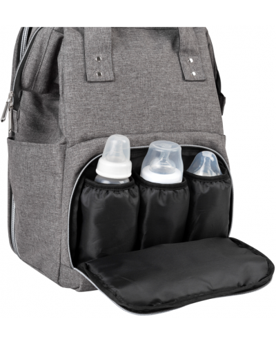 Чанта за количка, раница и детско креватче 3 в 1 Feeme - Сива - 7