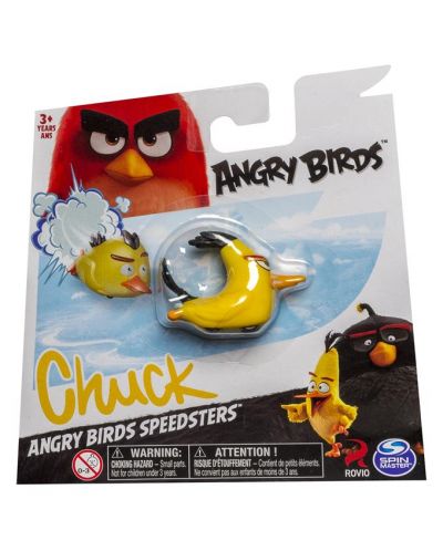 Angry Birds: Фигурка на колелца - Chuck - 2