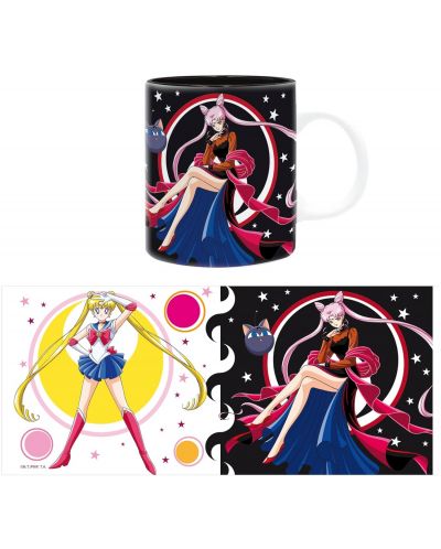 Чаша ABYstyle Animation: Sailor Moon - Sailor Moon vs Black Lady - 3