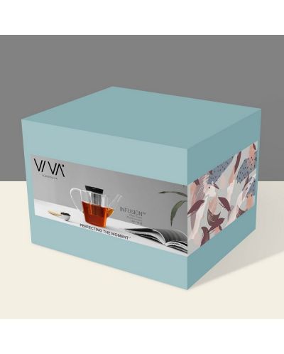 Чайник с инфузер Viva Scandinavia - Infusion, 1 L, със силиконов капак - 8