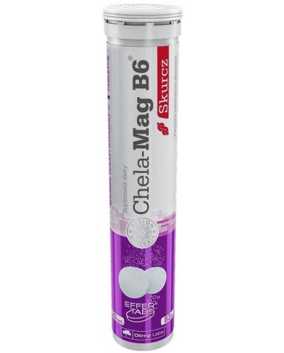 Chela Mag B6 Cramp, 20 ефервесцентни таблетки, Olimp - 1