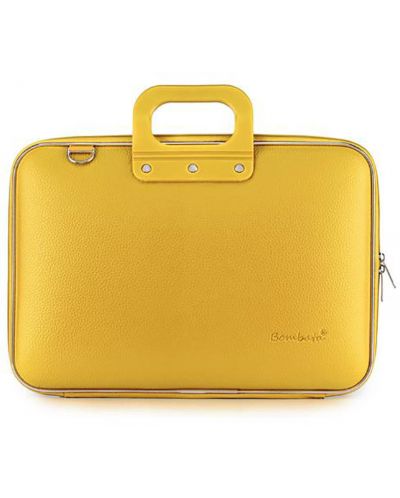 Чанта за лаптоп Bombata Medio Classic - 13", шафран - 1