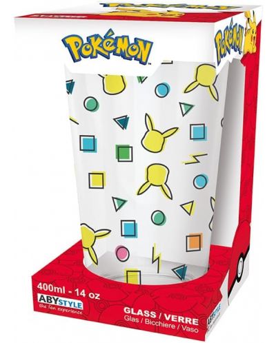 Чаша за вода ABYstyle Games: Pokemon - Pikachu pattern - 2