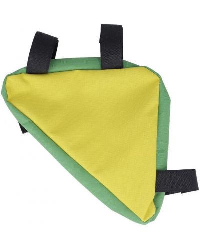 Чанта за велосипед Forever - Outdoor FB-100, за рамка, жълта/зелена - 2