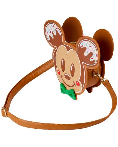 Чанта Loungefly Disney: Mickey and Minnie - Gingerbread Cookie - 4