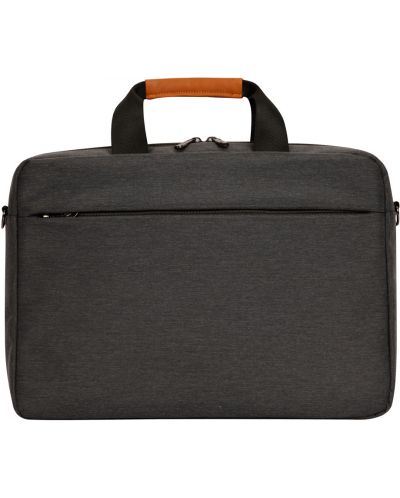 Чанта за лаптоп Xmart - XB1803BG, 15.6'', сива/оранжева - 3