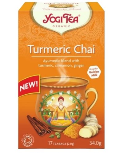 Чай с куркума, 17 пакетчета, Yogi Tea - 1