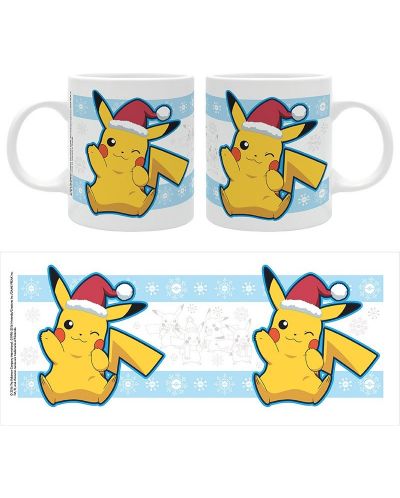 Чаша The Good Gift Games: Pokemon - Pikachu Santa Christmas - 3
