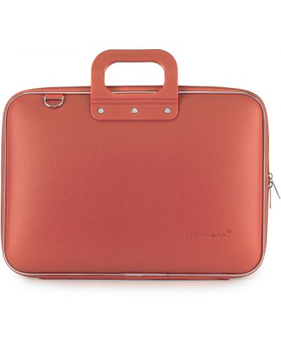 Чанта за лаптоп Bombata Classic - 15,6", корал - 1