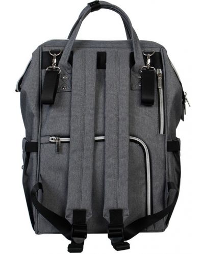 Чанта за количка KikkaBoo - Siena, Dark Grey - 3