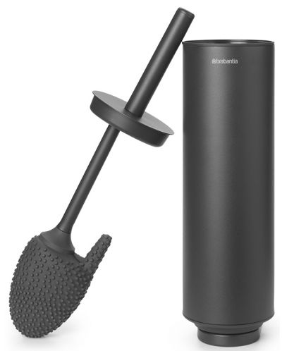 Четка за тоалетна със стойка Brabantia - MindSet, Mineral Infinite Grey - 5