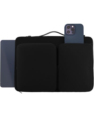 Чанта за лаптоп Next One - Slim Shoulder, MacBook Pro 16", черна - 5