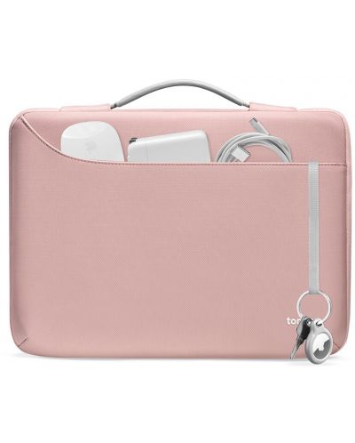 Чанта за лаптоп Tomtoc - Defender A22F2P1, 16'', розова - 3