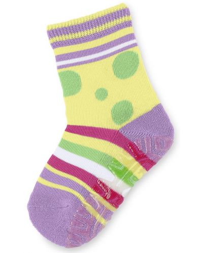 Чорапи със силиконова подметка Sterntaler - На точки, 25/26 размер, 3-4 години - 1