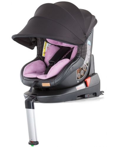 Столче за кола със сееник Chipolino Толедо IsoFix - Розово, 0-18 kg