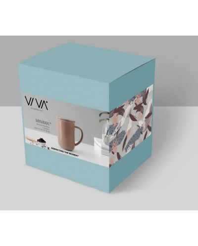 Чаша за чай с цедка Viva Scandinavia - Minima Stone Rose, 500 ml - 5