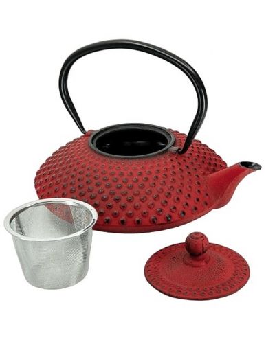 Чугунен чайник Bredemeijer - Xilin, 1.250 L, червен - 2