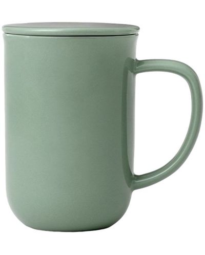 Чаша за чай с цедка Viva Scandinavia - Minima Stone Green, 500 ml - 1