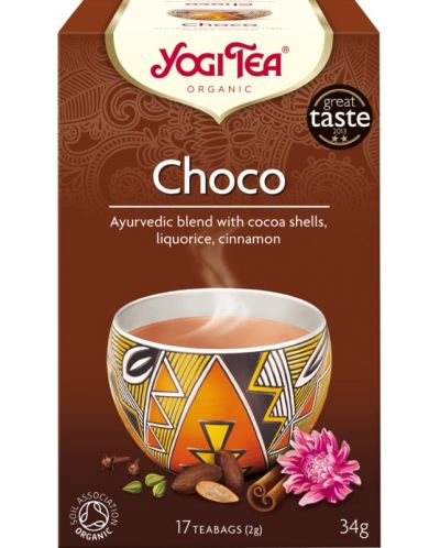 Choco Чай с шоколад, 17 пакетчета, Yogi Tea - 1