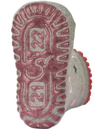 Чорапи с неплъзгащо стъпало Sterntaler - Мишле и звездички, 17/18 размер, 6-12 м, 2 чифта - 2