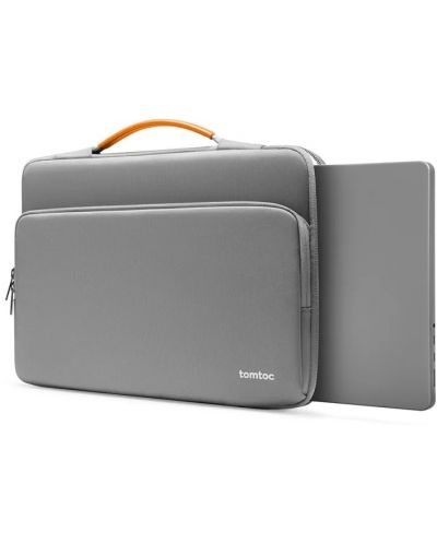 Чанта за лаптоп Tomtoc - A14F2G1, 16'', сива - 2
