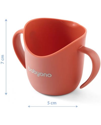 Чаша за самостоятелно пиене Babyono - Червена - 3