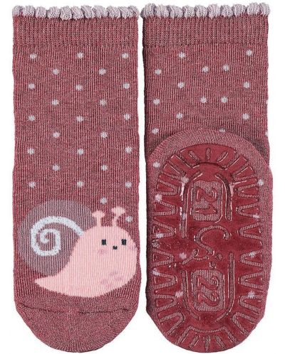 Чорапи със силиконова подметка Sterntaler - С охлювче, 25/26 размер, 3-4 години - 2