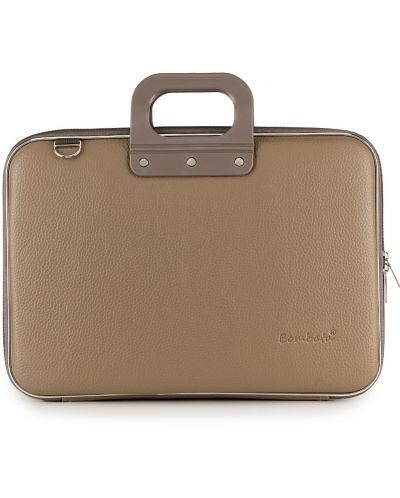 Чанта за лаптоп Bombata Classic - 15,6", бежова - 1